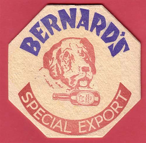 Beermat for Thomas and James Bernard Ltd's Special Export