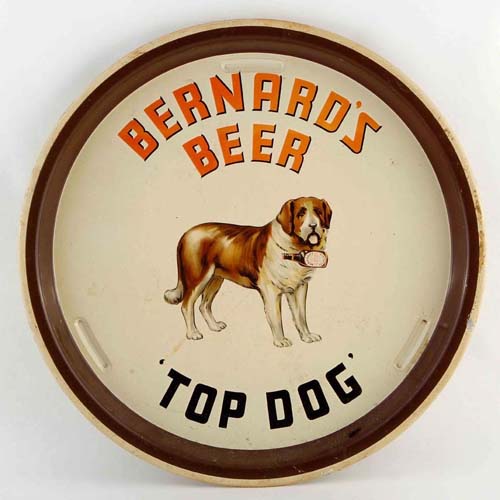 Tray promoting Thomas and James Bernard Ltd