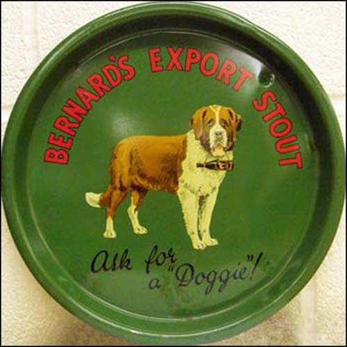 Tray advertising Thomas and James Bernard Ltd's Export Stout