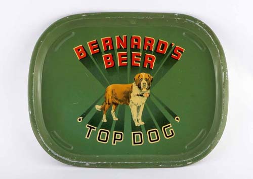 Tray promoting Thomas and James Bernard Ltd