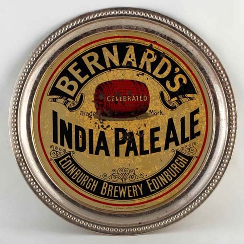 Tray advertising Thomas and James Bernard Ltd's India Pale Ale