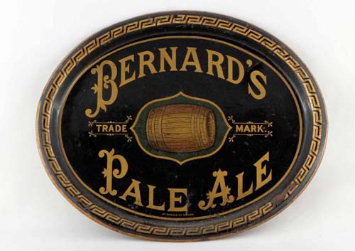 Tray advertising Thomas and James Bernard Ltd's Pale Ale