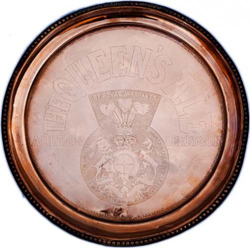 Tray promoting Thomson, Marshall & Co Ltd's Queen's Ale